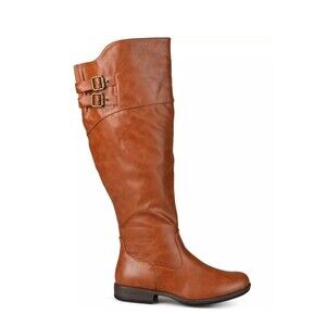 Journee Collection Womens 8.5 M WC Chestnut Brown Tori Riding Boots NIB JM1